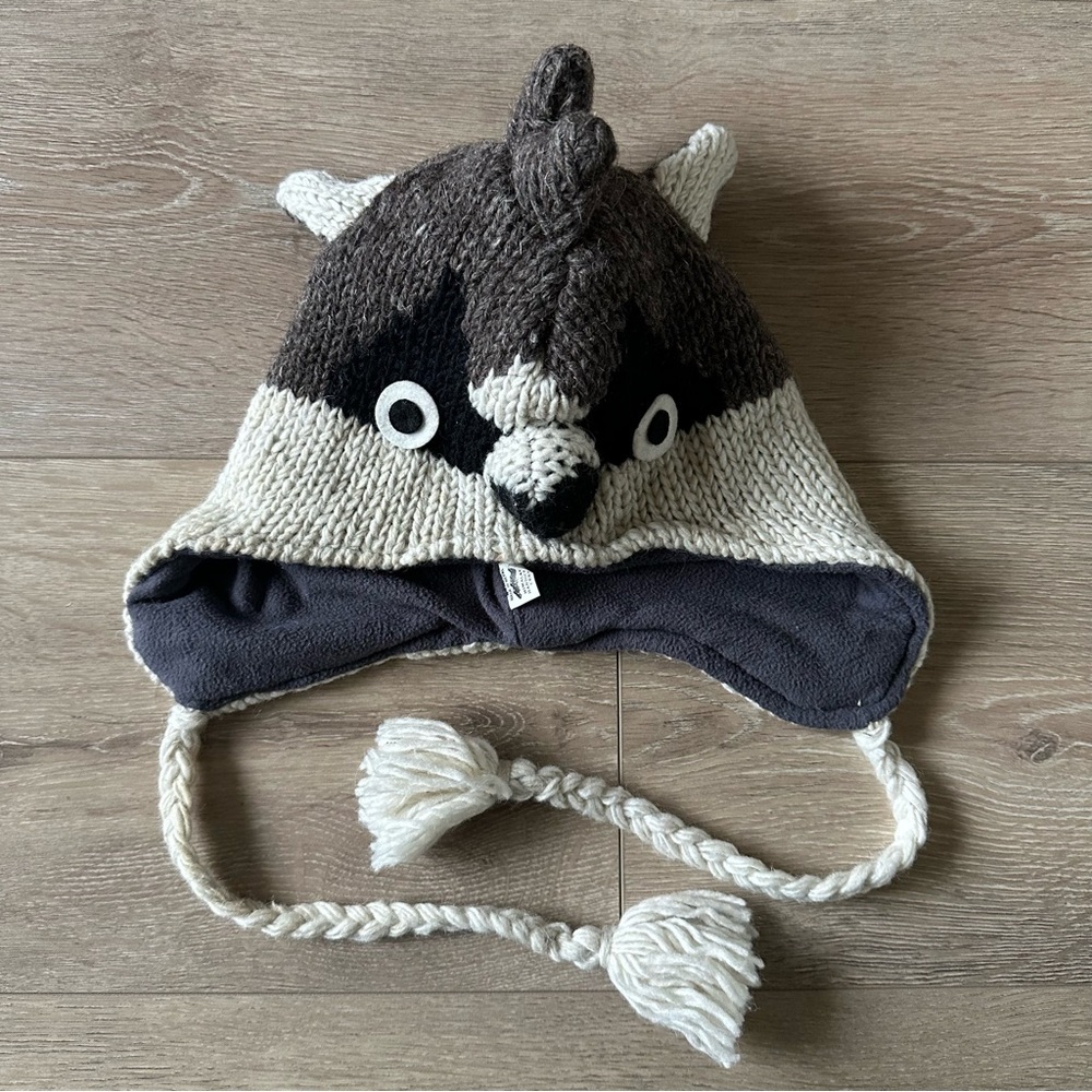 Handmade 100% Wool Knitted Kids Hat Made In Nepal